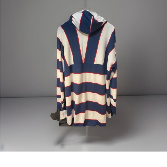 LuLaRoe Navy and White Pullover Hoodie Women’s 3X lightweight NWT - Picture 2 of 5